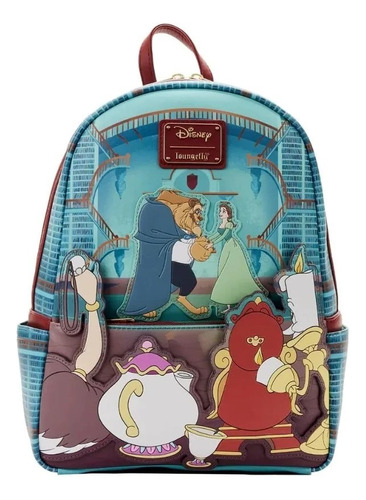 Mochila Loungefly La Bella Y La Bestia Disney Urbana