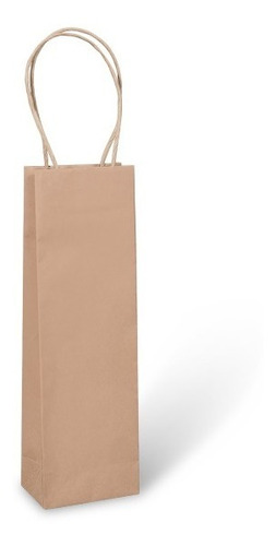 Imagen 1 de 9 de Bolsas Papel Para Vino 14x08x4 50 Un. / Factura A