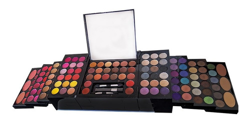 Imagen 2 de 10 de Kit Paleta De Maquillaje Jes 178 Makeover Uso Profesional