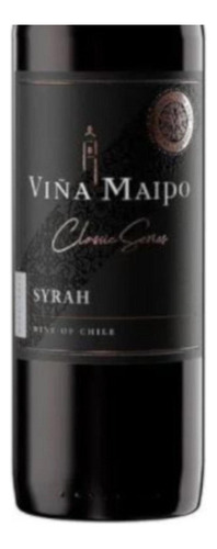 Caja De 12 Vino Tinto Viña Maipo Syrah 750 Ml