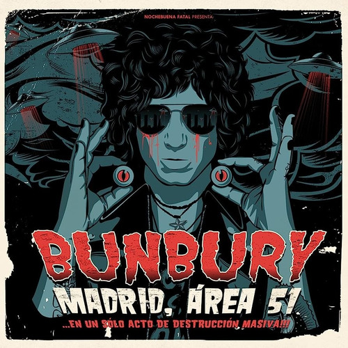 Bunbury*  Madrid, Área 51   2 Cd +  2  Dvd