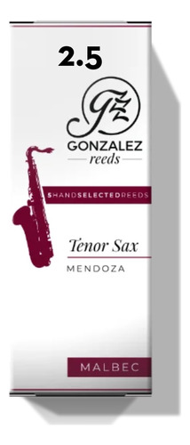 Cañas Gonzalez Modelo Malbec Para Saxo Tenor Caja De 5u