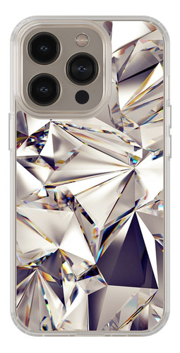 Funda Transparente Para iPhone  De Mosaico De Diamantes1