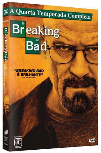 Breaking Bad 4ª Temporada - Box Com 4 Dvds - Bryan Cranston