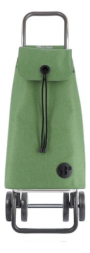 Carro De Compra Changuito Rolser 4 Ruedas Plegable Tweed Color Verde