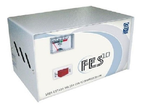 Estabilizador Elise Fes-10 Fase Sólido 1kva 220v-blanco