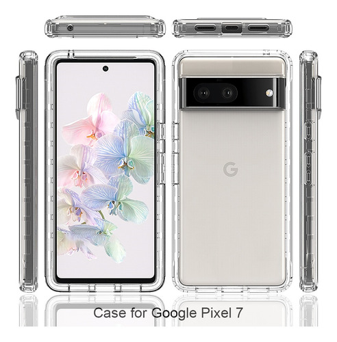 Imagen 6 de 6 de Funda De Teléfono Con Protección Completa Para Google Pixel7