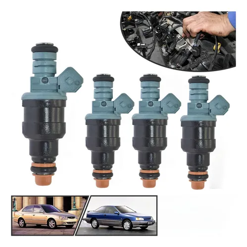 4pcs Inyectores De Combustible For Hyundai Accent Scoupe Ls