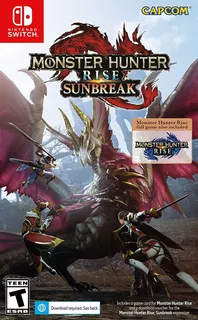 Monster Hunter Rise E Sunbreak Switch Midia Fisica