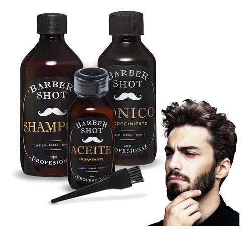 Kit Bergamota Barba Cabello Crecimiento Hidratación + Regalo