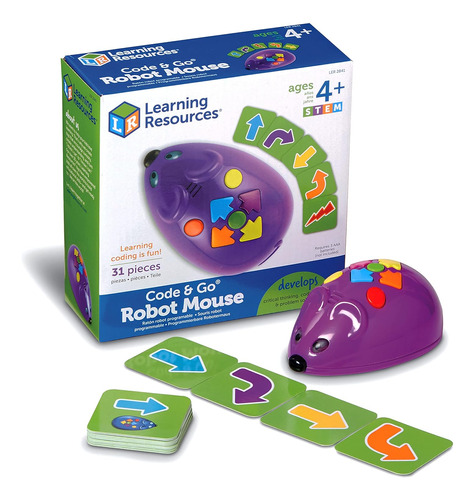 Learning Resources- Raton Robot Programable, Multicolor