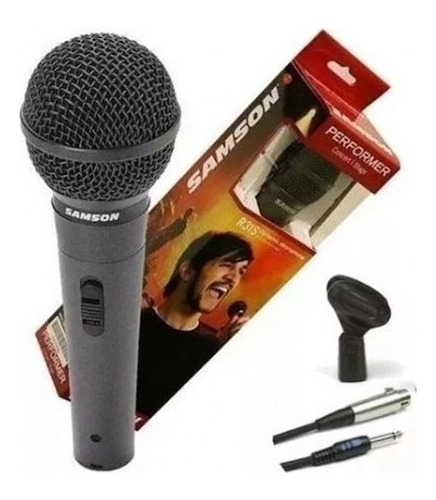 Microfono Samson R31s Cardioide Con Switch Cable Y Pipeta
