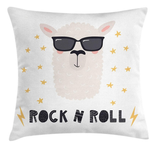 Funda De Cojín Rock And Roll Throw Pillow, Retrato De ...