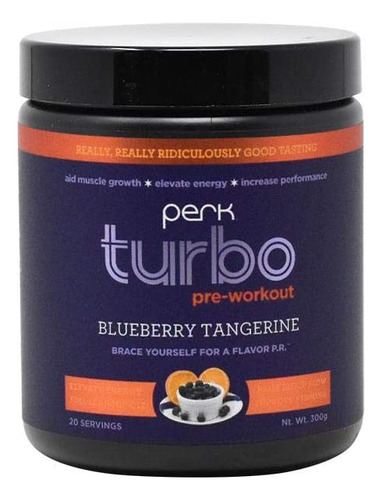 Turbo Pre-workout Original Blueberry Tangerine (20 Porcione