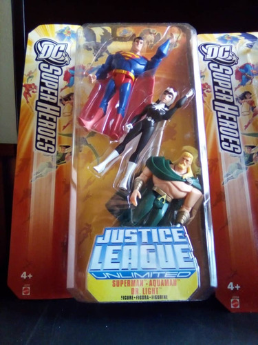 Figura De Justice League Serie Animada Set De Tres