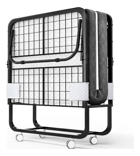Cama Plegable Individual Con Colchón De Espuma Viscoelástica