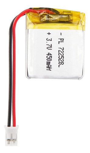 3.7v 450mah Battery 722528 Lithium Polymer Ion Recharge...