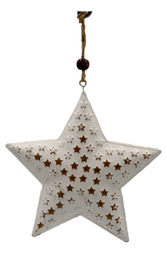 Adorno Navidad Colgante Arbolito, Estrella Corazón Deco 13cm