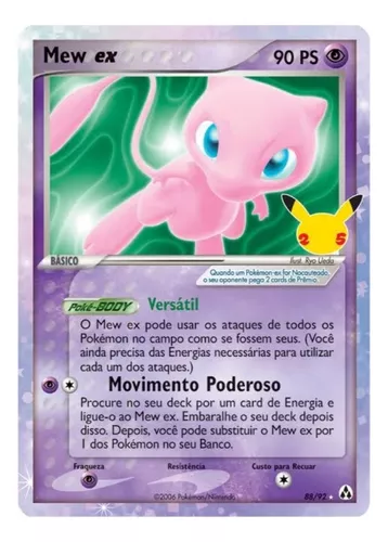 Mew (25/25), Busca de Cards