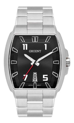 Relógio Orient Masculino Preto Gbss1054 P2sx Retangular