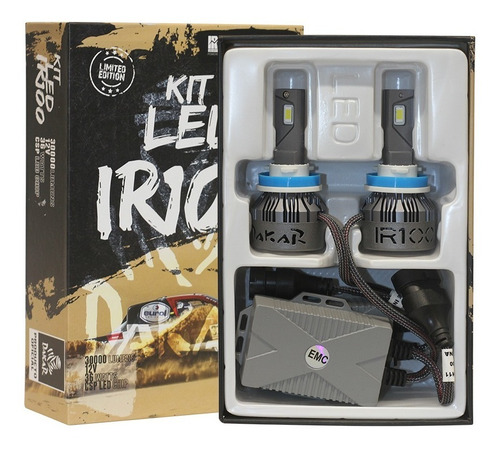 Kit Foco Led Chip Csp Canbus Alta Baja Faros Auto H4 H11 H7
