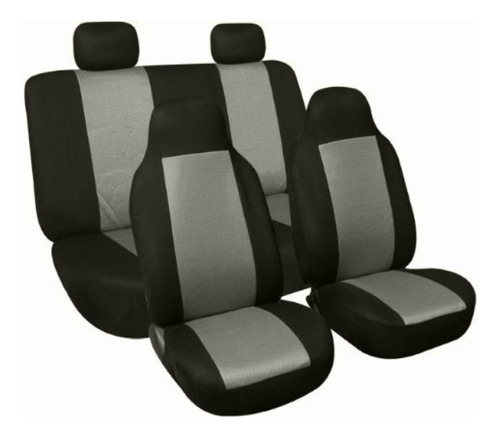 Fh Gray 3d Air Mesh Auto Seat Cover (full Set)