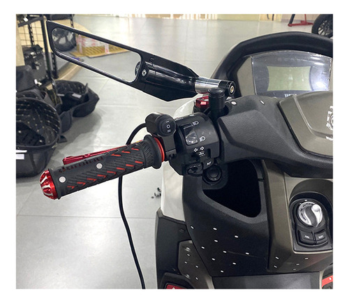 Espejo Retrovisor Giratorio Para Yamaha Mt09 Mt-07 Mt-10