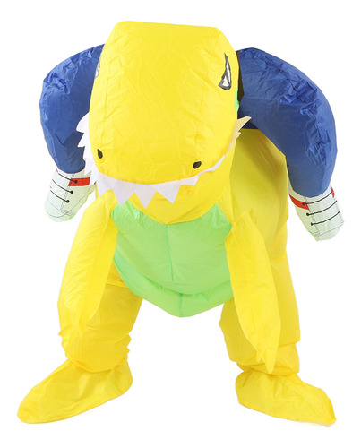 Disfraz Inflable De Medio Cuerpo, Modelo De Dinosaurio Amari