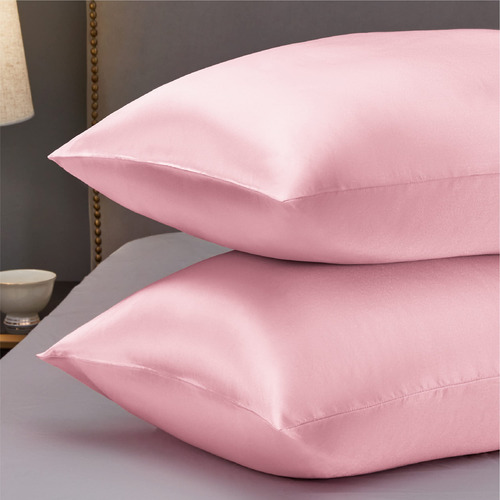 Juego De 2 Fundas De Almohada De Satén Suave