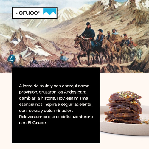 Surtido Snack Proteico El Cruce X8 40g C/u Charqui - Jerky