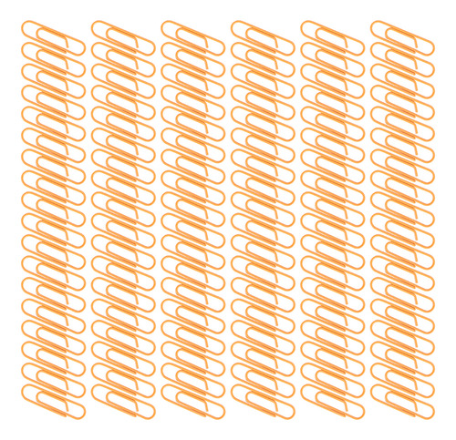 Pinza Para Sujetapapeles De 3 Cajas, Color Naranja, Pequeña