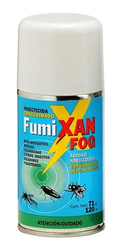 Insecticida Aerosol Nebulizador Ambiental Fumixan Fog 120 Cc