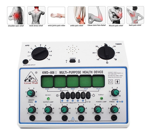 Electroestimulador De Acupuntura Kwd808i, 6 Parches De