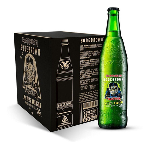 Cerveja Trooper Aces High Iron Maiden Bodebrown - Pack 12