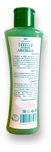 Shampoo Arcilla Bergamota Biotina Keratina 500ml Sin Sales