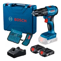 Comprar Taladro Percutor Bosch 18v GSB 185-LI 0 601 9K3 1E7 con 2 Baterías más Accesorios Color Azul
