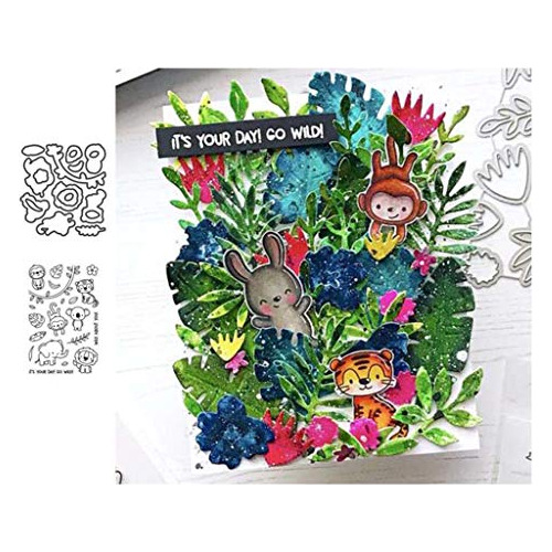 Set De Sellos Y Troqueles Transparentes Buzhi, Juego De Sell