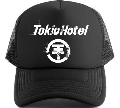 Gorra Vinilo Trucker Personzalizada Logo Tokio Hotel