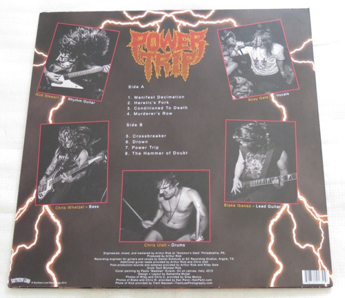 Imagem 2 de 3 de Power Trip Manifest Decimation Lp Vinil Preto Com Encarte