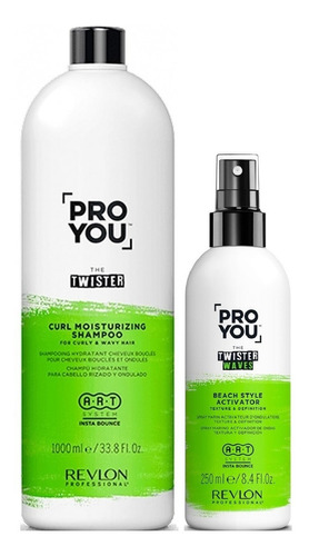 Shampoo Lt +spray Activador Ondas Revlon Pro You The Twister