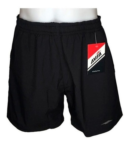 Avia Short Plano C/lycra Hombre Negro Lefran