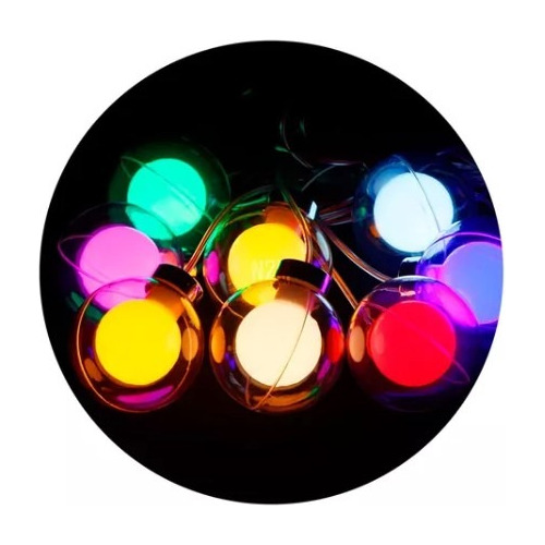 Guirnalda Luces Led Globo Lights 5 Metros Navidad 220v