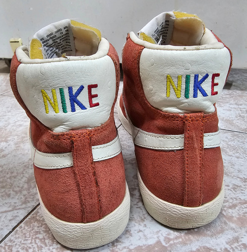 Zapatillas Nike Sb Blazer Zoom Mid Talle 41 Arg Leer (Usado)