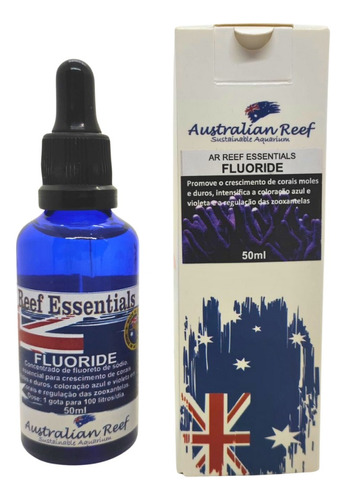 Australian Reef Fluoride Suplemento Para Corais - 50ml