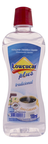 Lowçucar Tradicional Plus adoçante líquido 100ml