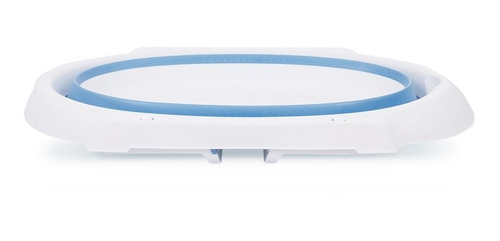 Bañera Para Bebe Carestino Plegable Celeste Con Soporte