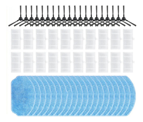 Para Vcr04w, Cepillo Lateral, Filtro Hepa, Trapo, Robot Aspi