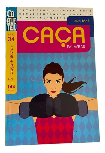 Coquetel: Caça palavras - Livro 34 - Nível fácil