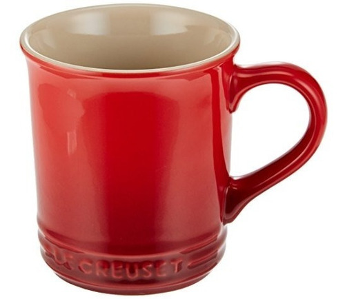 Juego De 2 Tazas Le Creuset Of America Cerámica 12 Oz Rojo