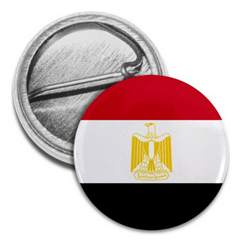Egypt Egipcio World Country Flag 1 Mini Pinback Button Insig